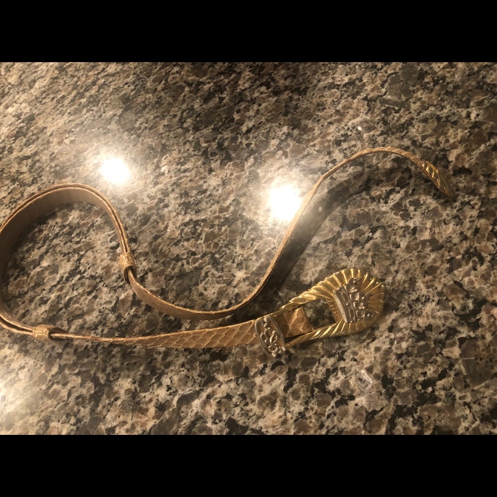 Vintage Gold Judith Leiber belt